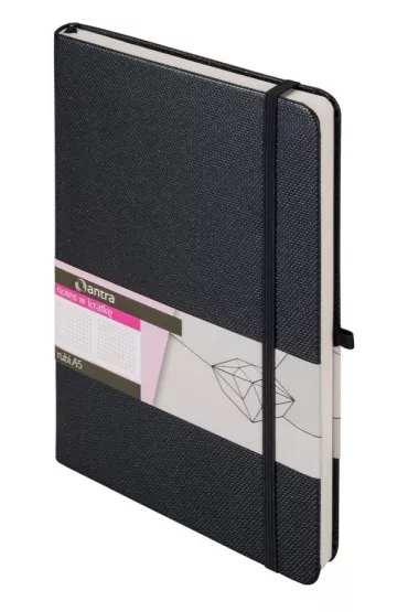 Antra Notes A5 Rubi Grafitowy kratka