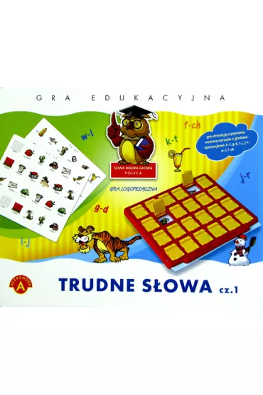 Trudne s�owa - cz. 1 - gra logopedyczna