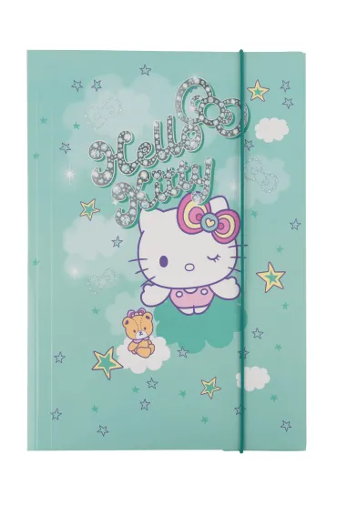 Patio Teczka kartonowa z gumk� A4 Hello Kitty pink wz�r 2