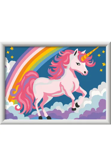 Malowanie po numerach CreArt - R�owy Neon - Jednoro�ec Ravensburger