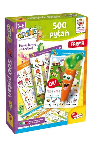 Carotina. 500 pyta�. Farma 10128 Lisciani