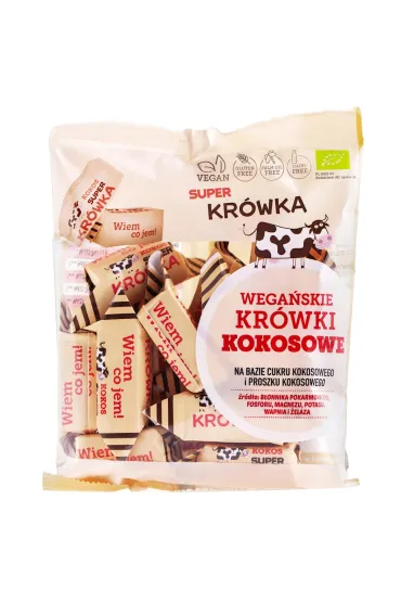 Super Kr�wka Kr�wki bezmleczne kokosowe Zestaw 4 x 150 g Bio