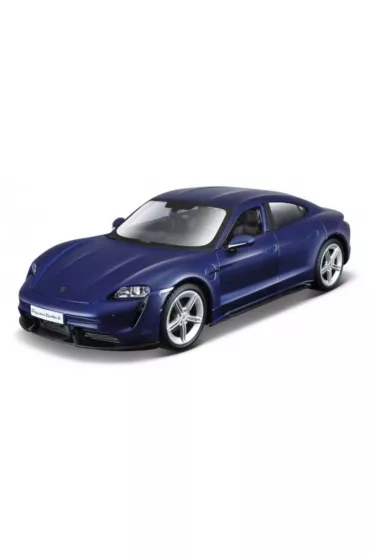 Porsche Taycan Turbo S Blue 1:24 BBURAGO