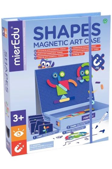 Puzzle magnetyczne Art Case Kszta�ty mierEdu