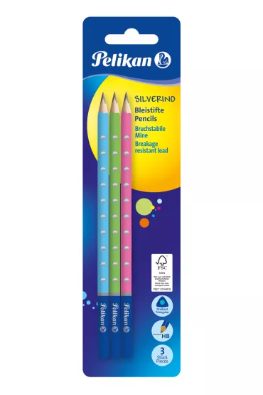 Pelikan O��wek Silverino HB 3 szt.