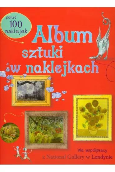 Album sztuki w naklejkach