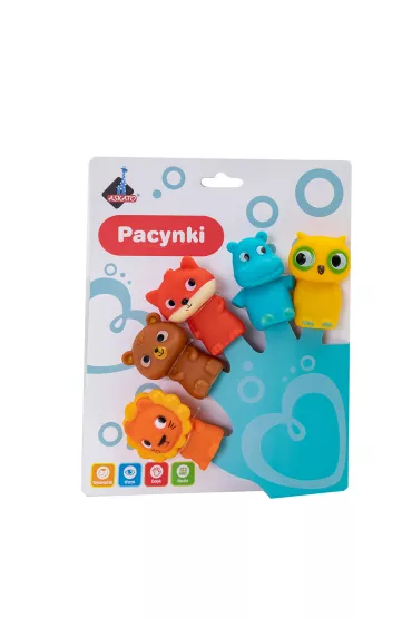 Pacynki na palce zwierztka Askato