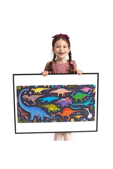 Puzzle 60 el. GRR Dinozaury Bright Junior Media