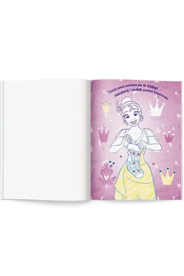 Disney Ksi�niczka. Malowanka z diamencikami