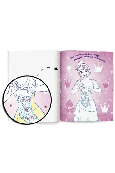 Disney Ksi�niczka. Malowanka z diamencikami