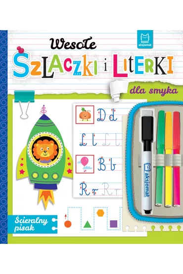 Weso�e szlaczki i literki dla smyka. �cieralny pisak - Anna Podg�rska