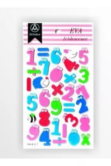Galeria Hobby Stiker z elementami z pianki z lekkim brokatem