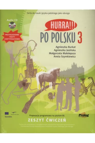 Hurra!!! Po polsku 3. Zeszyt �wicze� + CD - Agnieszka Burkat, Agnieszka Jasi�ska
