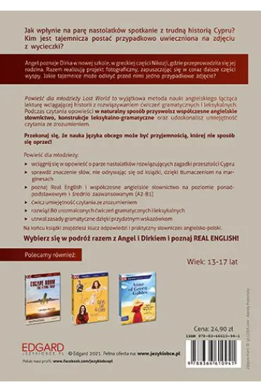 Lost World. Zaginiony �wiat. Powie�� dla m�odzie�y z �wiczeniami - Kevin Hadley