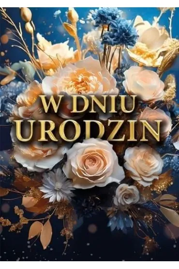 Armin Style KARNET URODZINY B6 Z KOP AS FL-33 NIEB FOL
