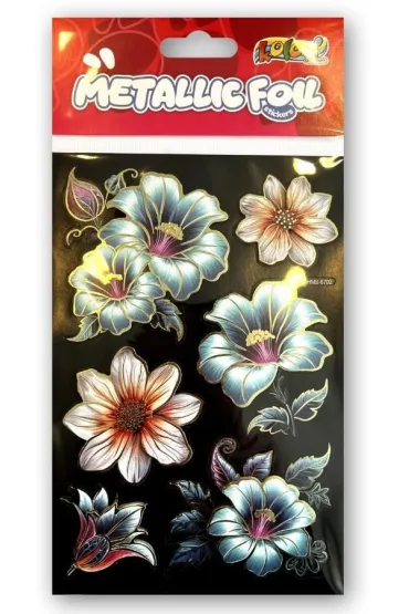 Naklejki foliowe Metalic Double Flowers PENMATE