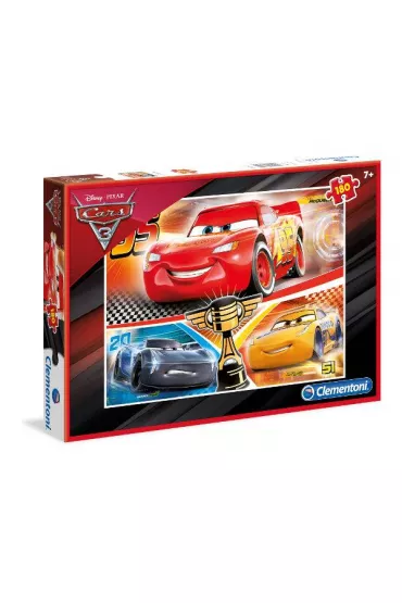 Puzzle 180 el. Auta 3 Clementoni