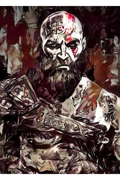 Legends of Bedlam - Kratos, God of War - plakat 42x59,4 cm