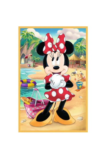 Puzzle 3x50 el. Myszki na wakacjach Trefl