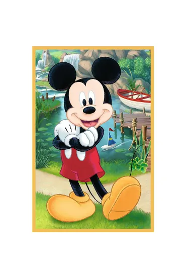Puzzle 3x50 el. Myszki na wakacjach Trefl