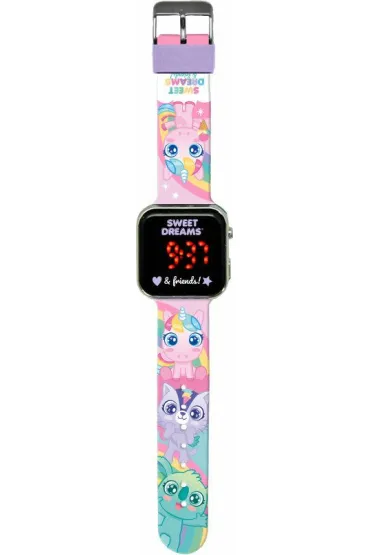 Zegarek LED z kalendarzem Sweet Dreams KL11621