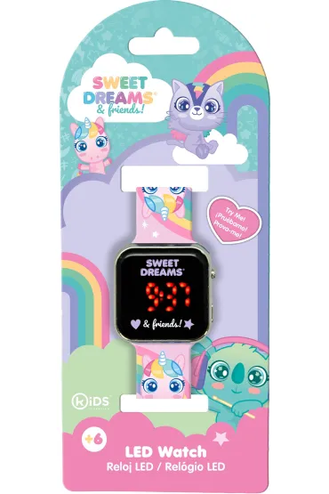 Zegarek LED z kalendarzem Sweet Dreams KL11621