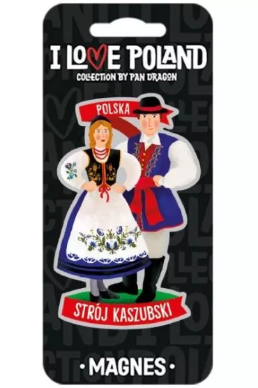 Pan Dragon Magnes I love Poland Polska ILP-MAG-D-PL-30