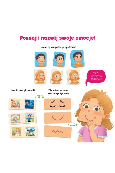 Emocje. Gra edukacyjna. Kapitan Nauka