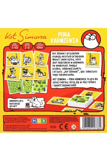 Kot Simona. Pora karmienia