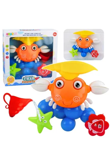 Zestaw do k�pieli Krab z przyssawkami LeanToys