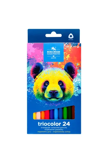 Koh-I-Noor Kredki Triocolor Nied�wied� 24 szt.
