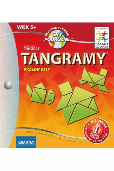 Smart Tangramy Przedmioty Granna - Gry podr�ne magnetyczne Tangramy zwierzeta