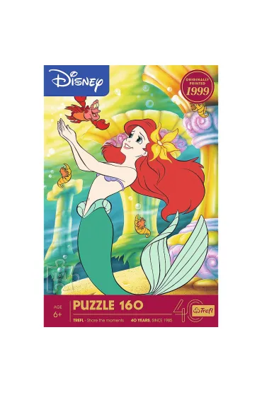 Puzzle 160 el. Ma�a Syrenka Disney Princess Trefl