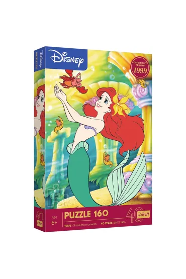 Puzzle 160 el. Ma�a Syrenka Disney Princess Trefl