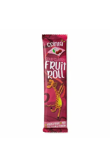 Csinta Przek�ska roll jab�ko - wi�nia bezglutenowa 12 g Bio