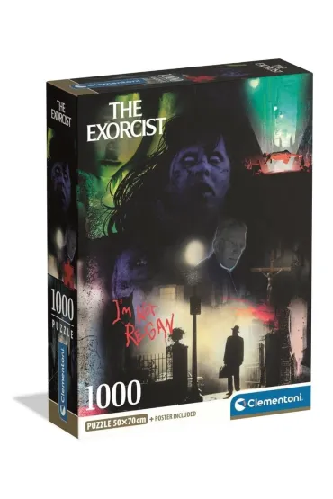 Puzzle 1000 Exorcist - Horror Movies Compact Clementoni