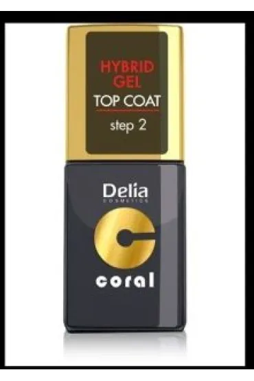 Delia Coral Hybrid Gel Top Coat 11 ml