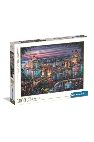 Puzzle 1000el Lights of Danube CLEMENTONI 37106 CLM