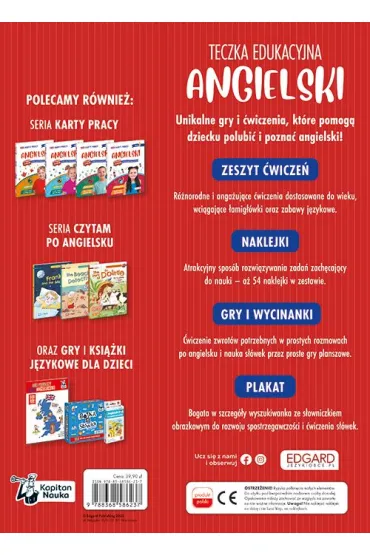Angielski. Teczka edukacyjna. Dla 5 i 6-latk�w