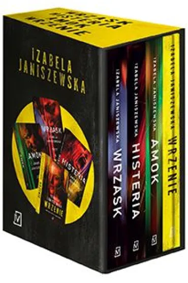 Pakiet - Seria Larysa Lubo� i Bruno Wilczy�ski: Wrzask / Histeria / Amok / Wrzenie - Izabela Janiszewska