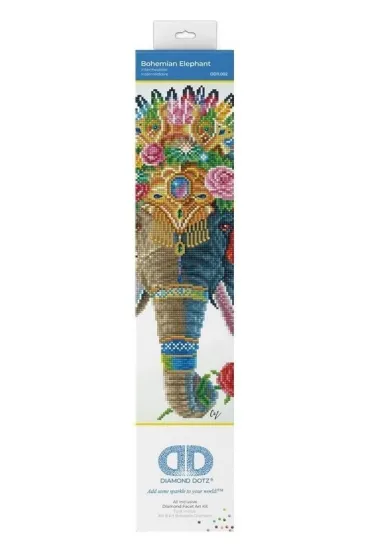 Diamond Dotz Haft diamentowy - Adults Bohemian Elephant 51x41cm