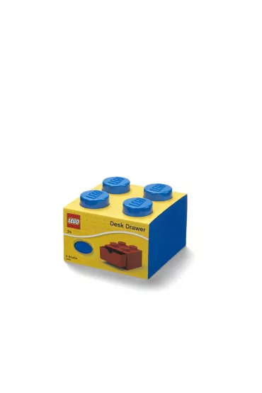 Szufladka na biurko klocek LEGO Brick 4 Niebieska