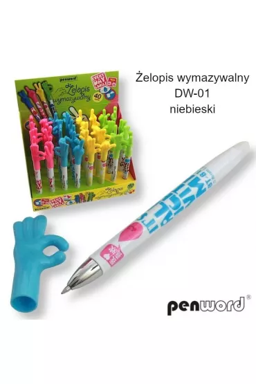 Polsirhurt �elopis wymazywalny niebieski 40 szt.