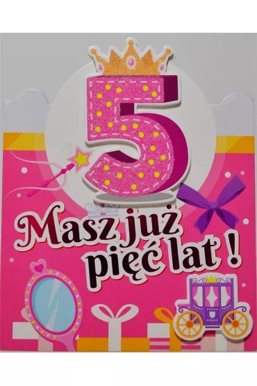 Yeku Karnet Urodziny 5