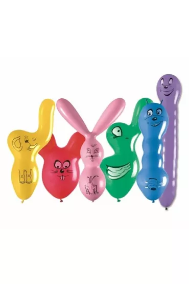 Godan Balony r�nokolorowe - kszta�ty 50 szt.