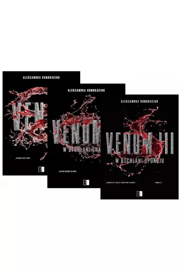 Pakiet VENOM. Tomy 1-3: VENOM, W otch�ani chaosu, W otch�ani spokoju - Aleksandra Kondraciuk