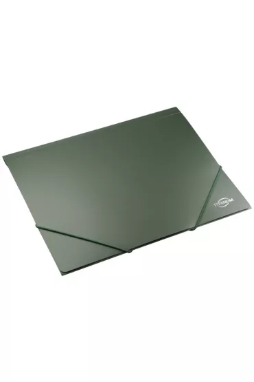 Titanum Teczka A4 z gumk� zielony mat