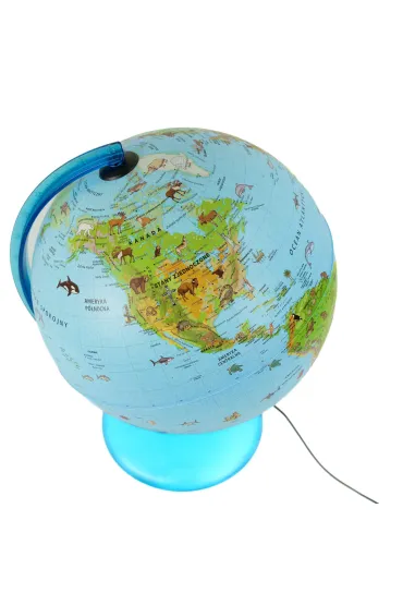 Nova Rico Globus Safari pod�wietlany ze zwierz�tami 30cm