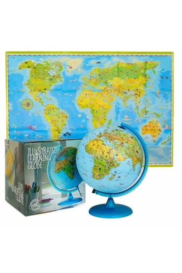 Nova Rico Globus Safari pod�wietlany ze zwierz�tami 30cm