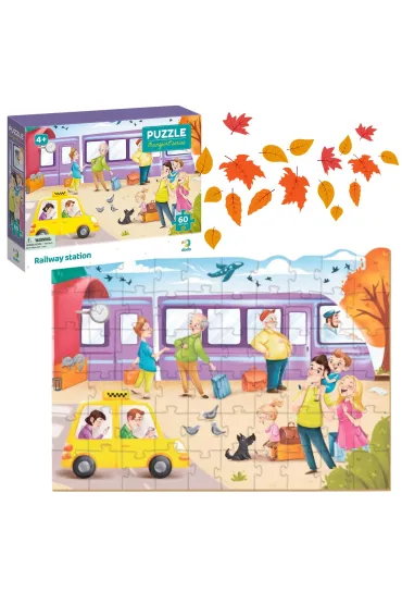 Puzzle 60 el. Railway station Dodo